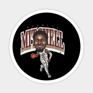 Donovan Mitchell Cleveland Cartoon Magnet